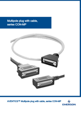 AVENTICS CON-MP CATALOG CON-MP SERIES: MULTIPOLE PLUG WITH CABLE